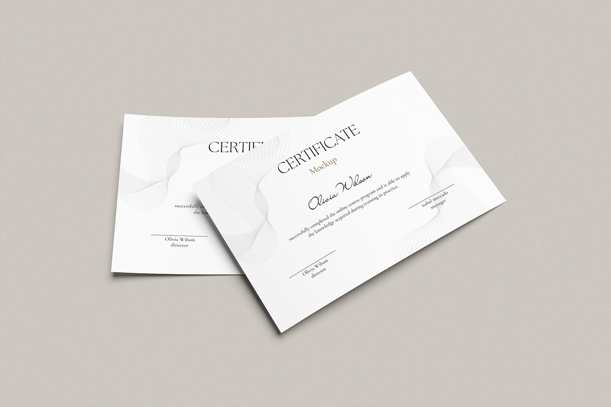 Certificate Mockup, a Brochure Template by Twins_studio926 (Photo 3 of 5)