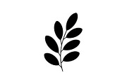 Botanical Leaf Silhouette Bundle, an Illustration by Creativeshirt (Thumbnail 25 of 51)