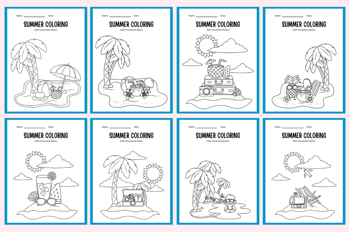 Spring & Summer Workbook For Canva, a Stationery Template by Shumaya (Photo 7 of 7)