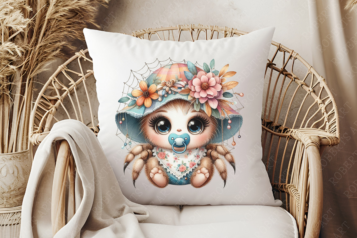 Boho Halloween Spider Clipart, an Illustration by RobertsArt (Photo 7 of 7)
