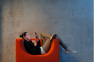 Tired businesswoman working on, a Person Photo by HalfPoint