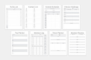 InDesign Planner Bundle Pack Vol.25, a Stationery Template by MNT-Creator (Thumbnail 8 of 10)