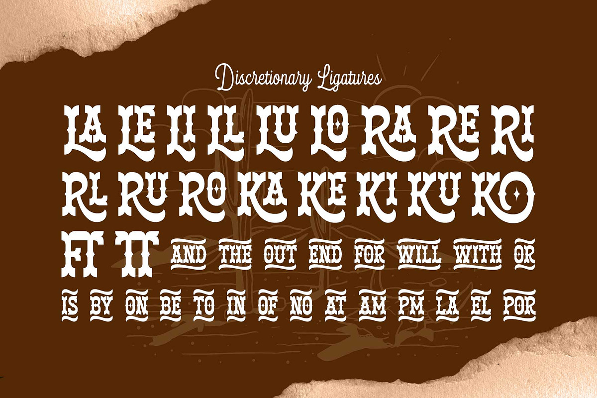 Armour Horse - Bold Western Display, a Slab Serif Font by Arterfak Project (Photo 9 of 11)