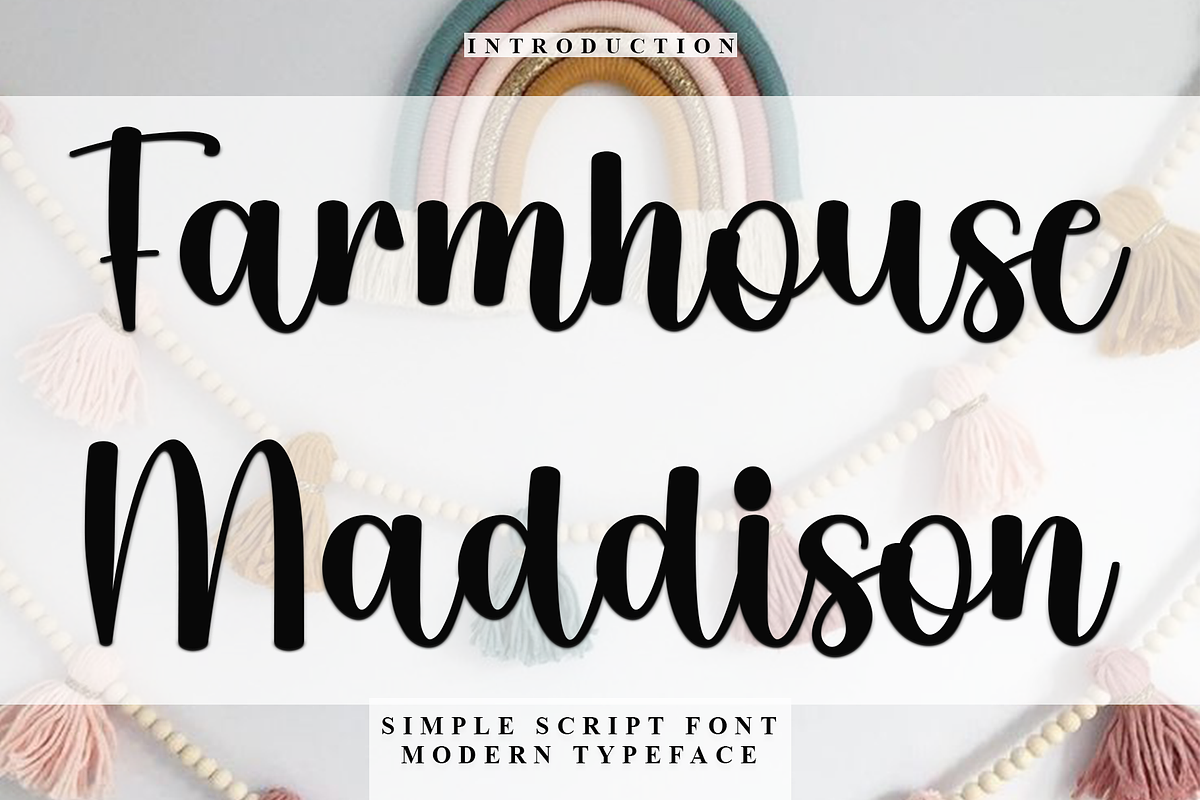 Farmhouse Maddison, a Handwritten Font by FreshTypeINK (Photo 1 of 8)
