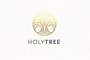 Holy Tree Logo Template