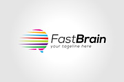 Fast Brain, a Branding & Logo Template by wakgraphic (Thumbnail 1 of 3)
