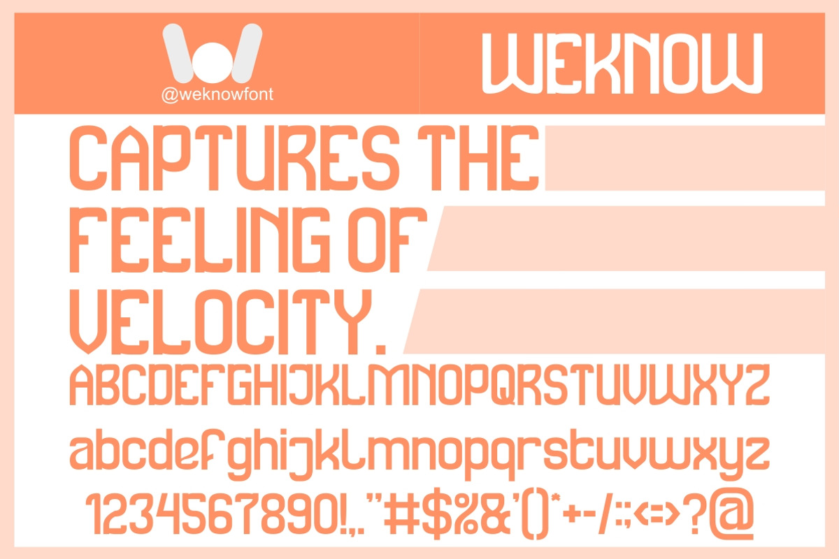 Speed Racer Font, a Sans Serif Font by weknow (Photo 3 of 8)