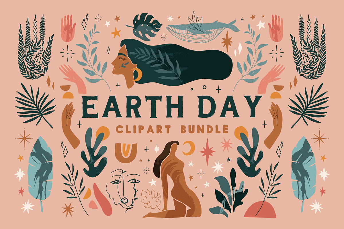 Earth Day Bundle, a Person Illustration by Annie Konst (Photo 1 of 28)