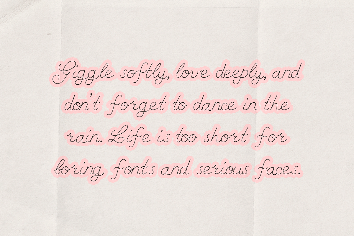 Golgen Vows Playful Wedding Script, a Script Font by Nonceni (Photo 11 of 12)