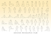 Procreate Drawing Guide: Curvy Girls, a Shape Add-On by Design Resource Hub (Thumbnail 2 of 10)