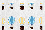 Hot Air Ballons Seamless Pattern, a Decorative Illustration by Oleksandra Illustrates (Thumbnail 3 of 12)