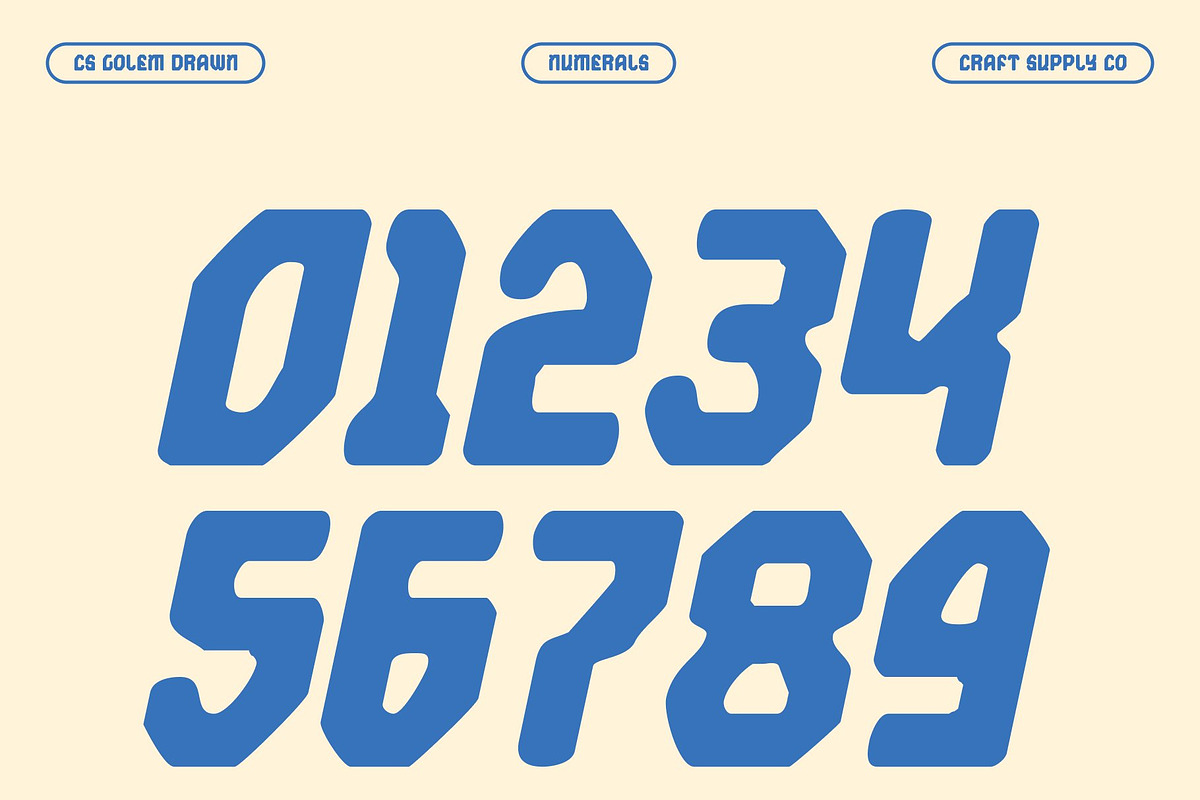 CS Golem Drawn, a Sans Serif Font by Craft Supply Co. (Photo 3 of 8)