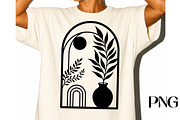 Boho Botanical Arch Laser Cut SVG, an Object Graphic by DreamCafeArt (Thumbnail 4 of 4)