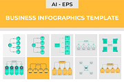 Business Infographics Template, a Marketing Template by Lakhan1998 (Thumbnail 1 of 5)