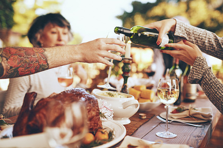 Let's fill up those glasses, a Photo by Peopleimages.com