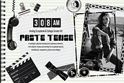 Nostalgic Analog Scrapbook Collage, an Object Graphic by DreamoraArt (Thumbnail 1 of 10)