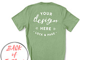 Back Of T-Shirt BC3001 Mockup Bundle, a Shirt Mockup by lock and page (Thumbnail 17 of 88)