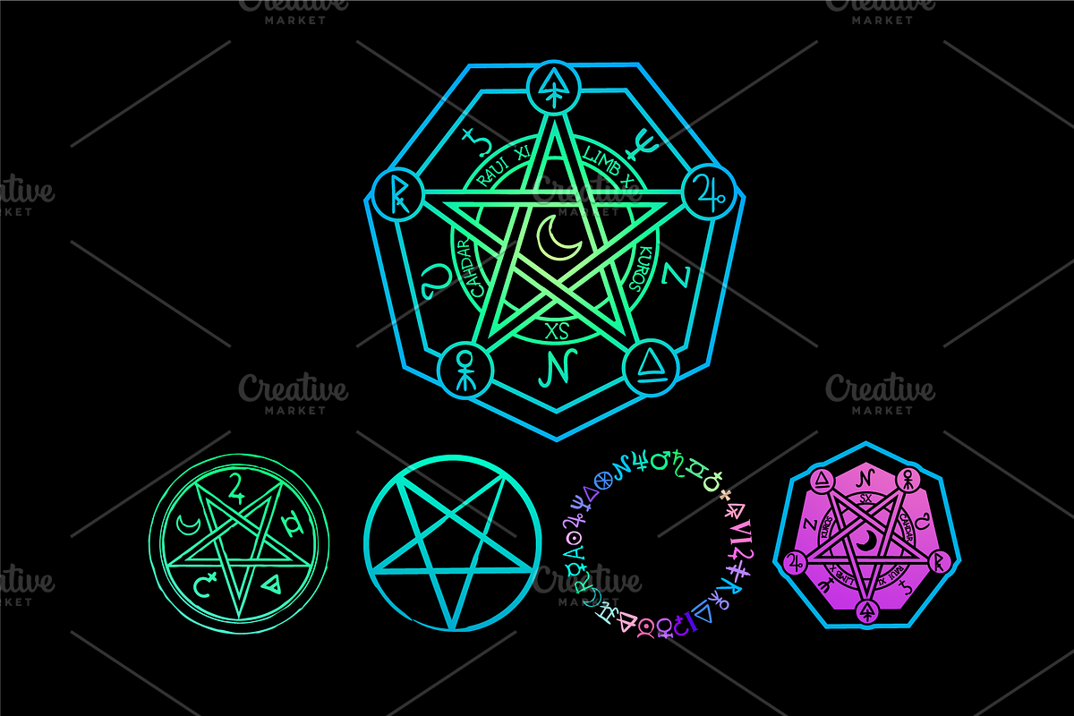 cartoon Occult collection, an Animal Illustration by Victoria Bat (Photo 2 of 7)