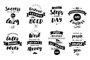 Typography set #5