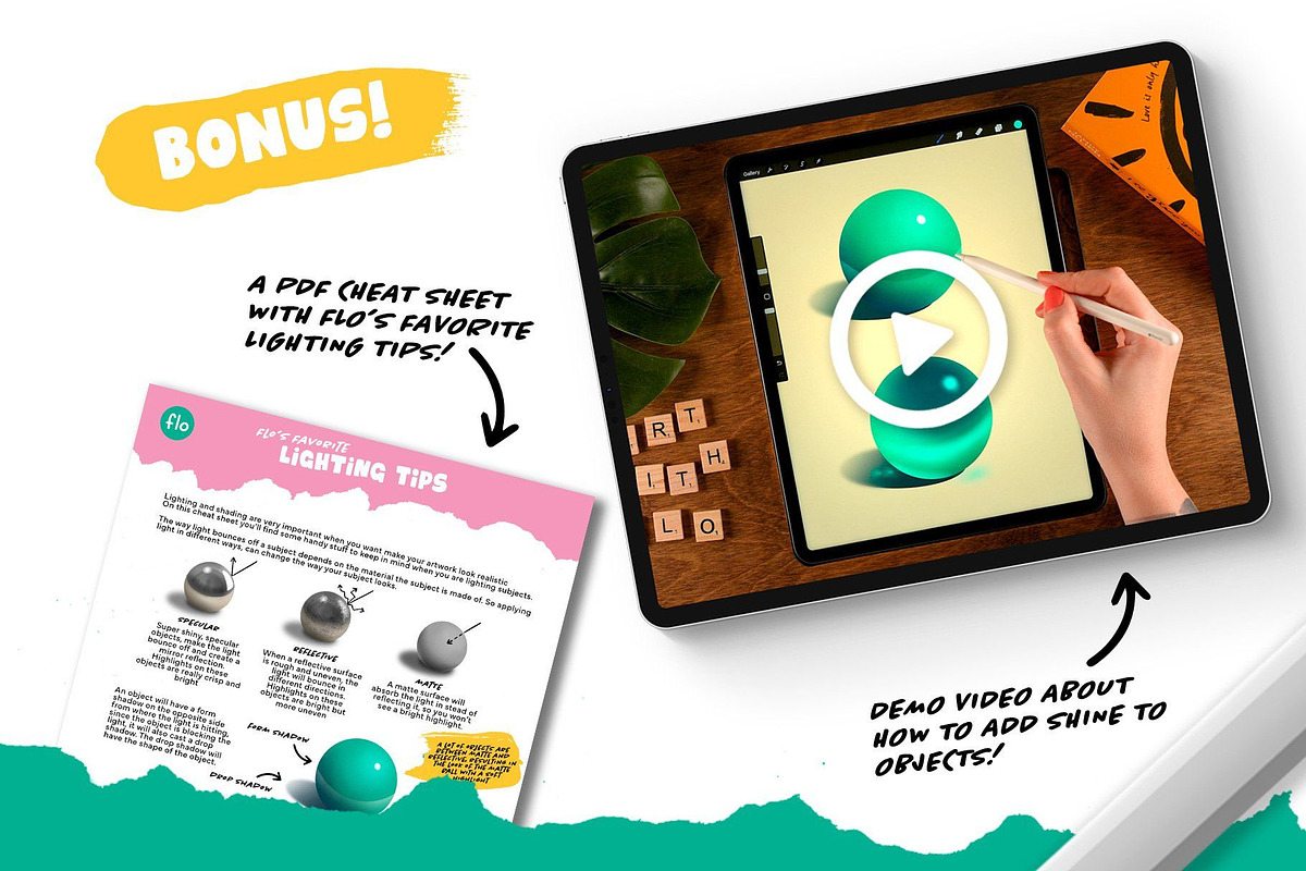 Flo’s Big Procreate Brush Box, a Brush Add-On by ArtwithFlo (Photo 28 of 35)