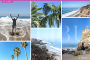 Malibu Beach Photo Bundle, a Nature Photo by Template Monkey @dscience (Thumbnail 4 of 7)