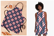 American Pride Pattern Collection, a Pattern Graphic by Elatedowl (Thumbnail 7 of 11)