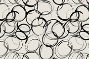 Dark doodle circles dots ink, a Pattern Graphic by Nocito Design (Thumbnail 3 of 5)