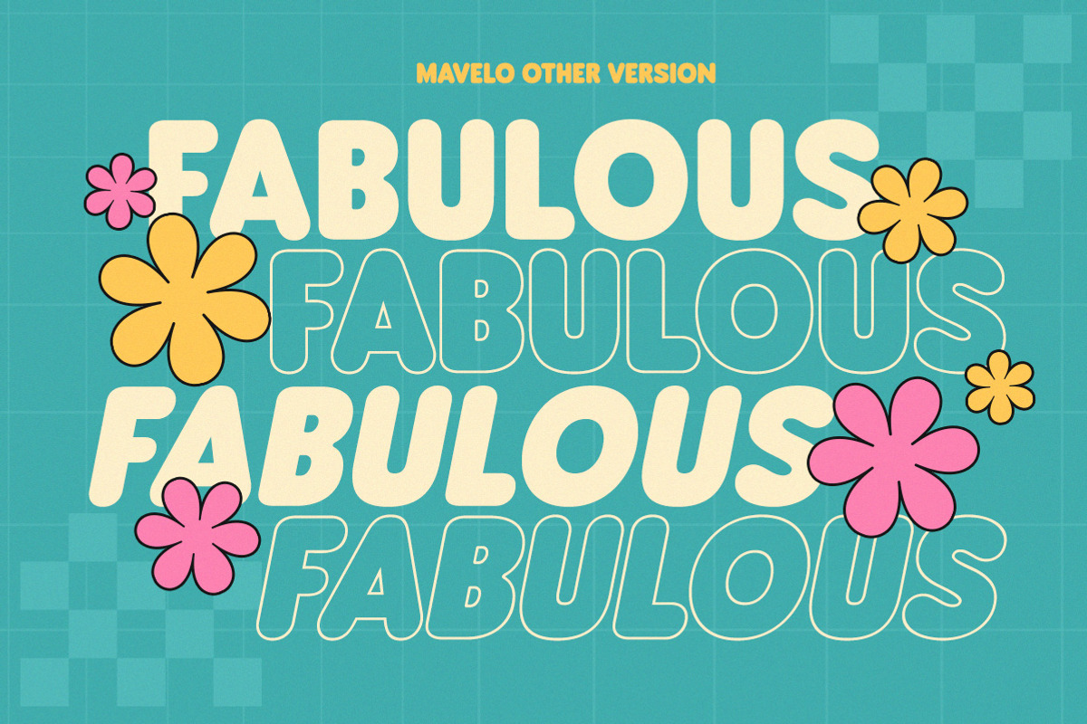 Mavelo Retro Sans Serif, a Sans Serif Font by Letterhend Studio (Photo 3 of 10)