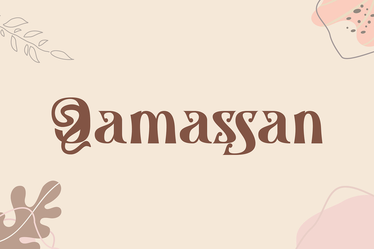 Qamassan Luxury Retro Vintage+BONUS, a Sans Serif Font by Anomali Creatype (Photo 1 of 18)