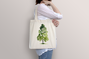 Watercolor tree sublimation clipart, an Object Illustration by Shahjahangdb1 (Thumbnail 4 of 4)
