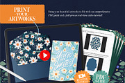 The Mega Floral Composition Kit, a Brush Add-On by Nico-Ng (Thumbnail 43 of 46)