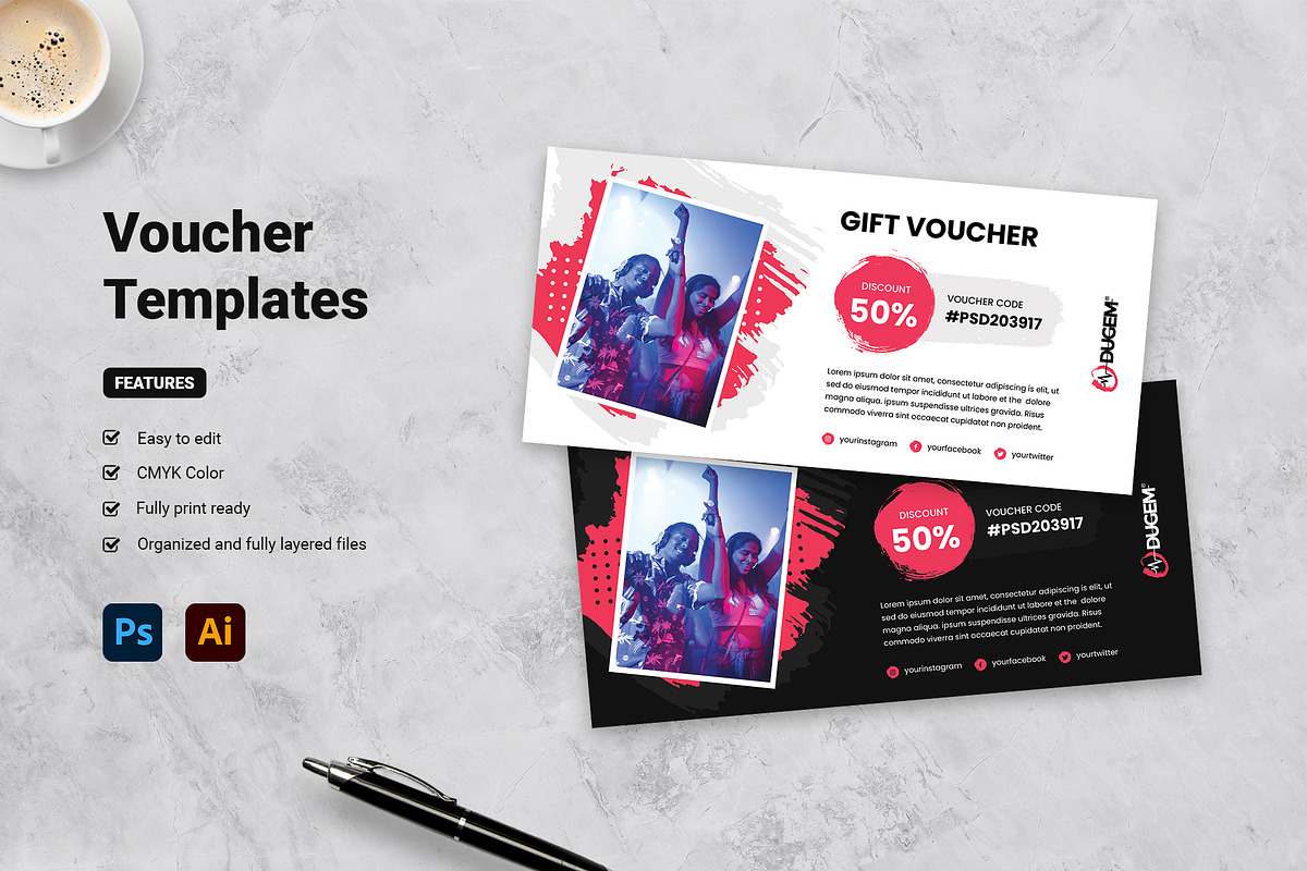Voucher - Dugem 1, a Templates & Theme by Themes Awesome (Photo 1 of 3)