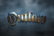 Chrome Text Styles for Photoshop, a Layer Style Add-On by Creativenauts (Thumbnail 3 of 5)