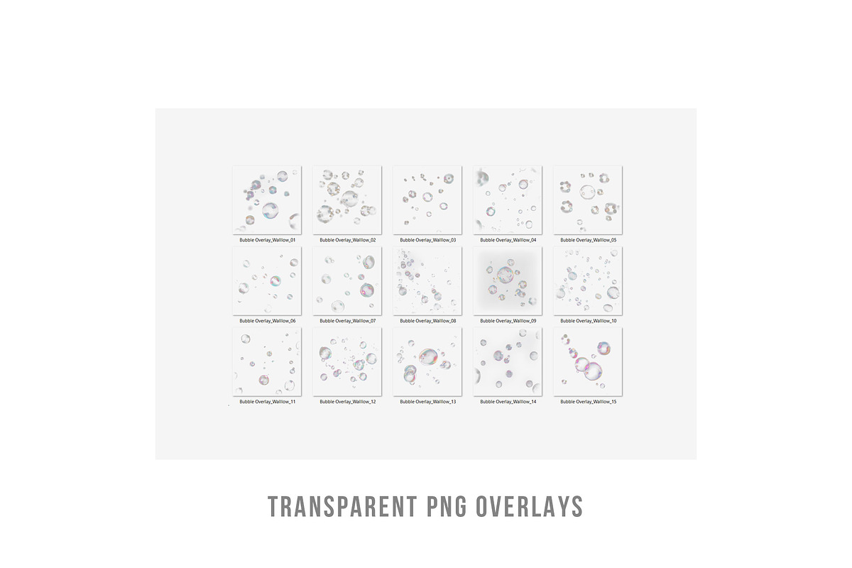 Realistic bubble PNG photo overlays, a Layer Style Add-On by Walllow Creatives (Photo 6 of 6)