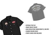 4K Work Shirt Mockup PSD Editable, a Shirt Mockup by std.badboy (Thumbnail 4 of 4)