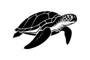 50 Sea Turtle Vector Silhouette Bund, an Illustration by jahid234 (Thumbnail 30 of 51)