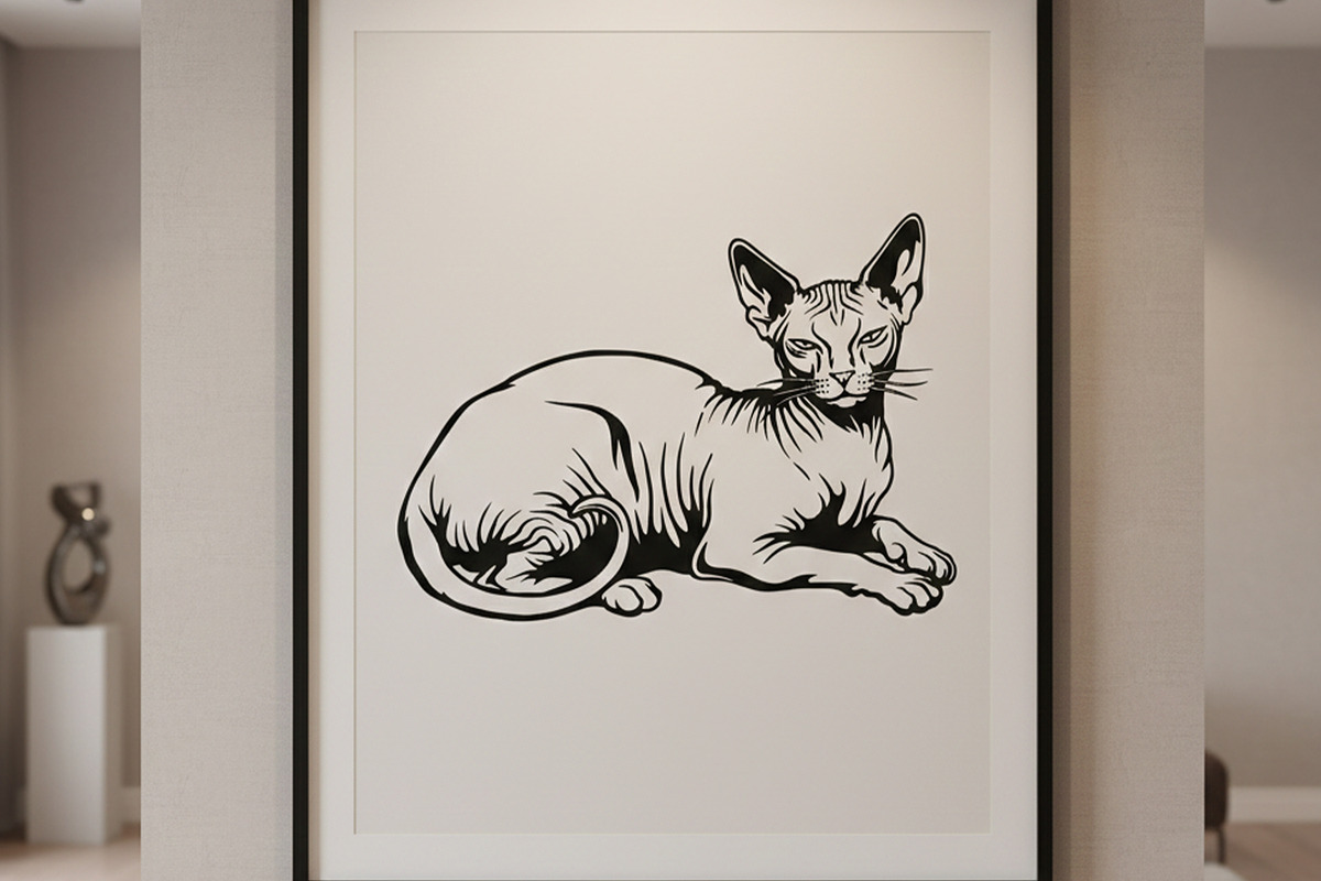 Sphynx Cat Illustration Pack, an Animal Illustration by Tekuni (Photo 6 of 14)