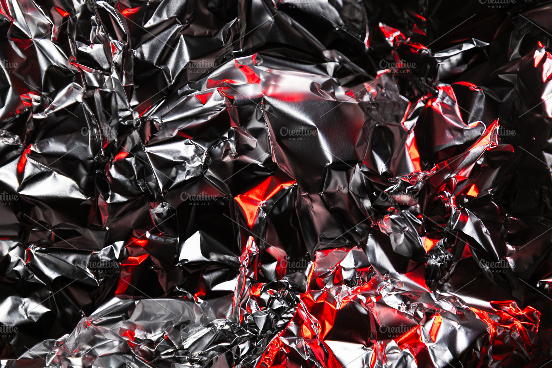 Shiny metallic surface with vibrant, an Abstract Photo by Edalin's Store
