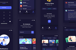 Estudio - Educational Mobile App UI