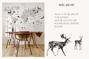 Animal World Map Creator, an Animal Illustration by Natalia Tugova (Thumbnail 6 of 17)