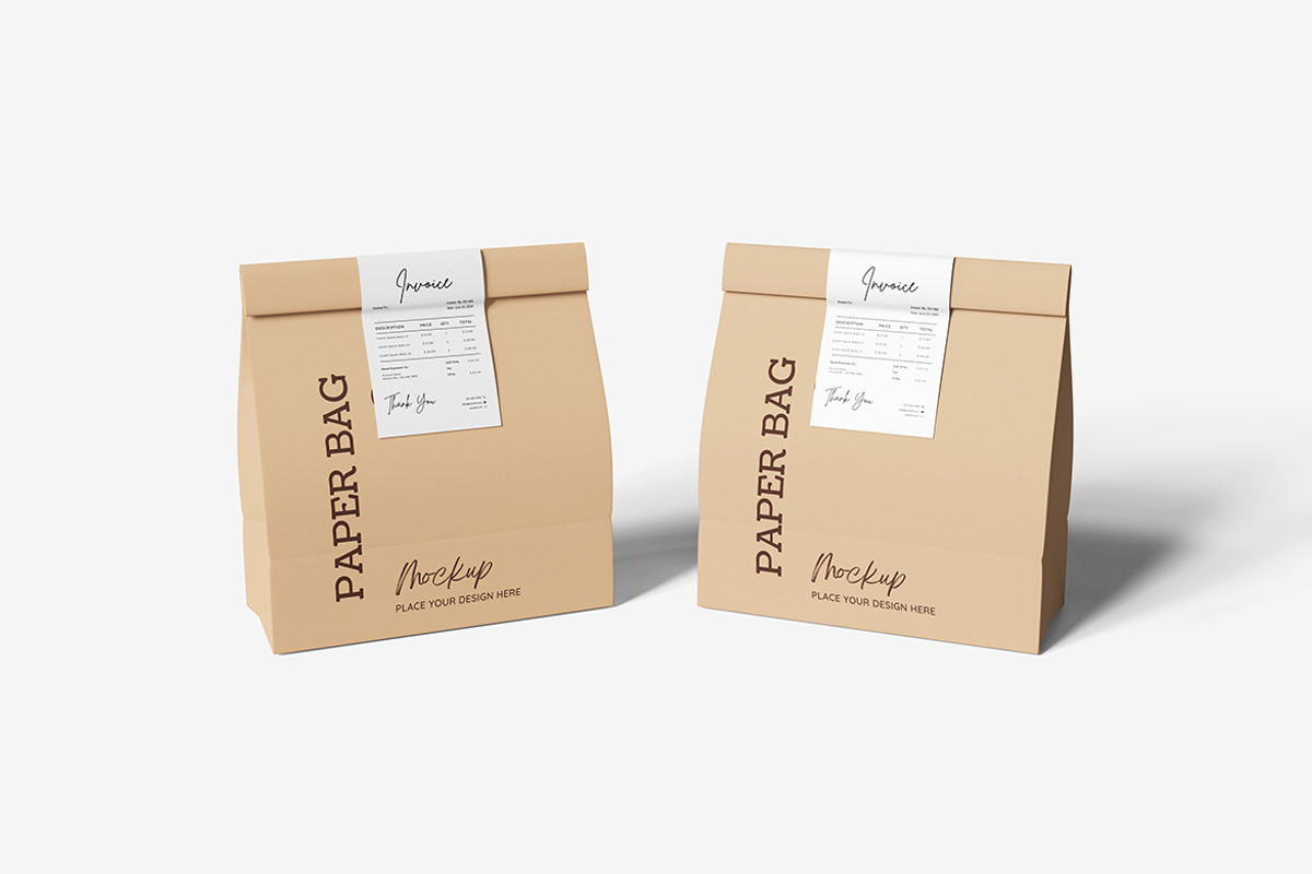 Paper Bag Mockup, a Packaging Mockup by Indah (Photo 6 of 6)