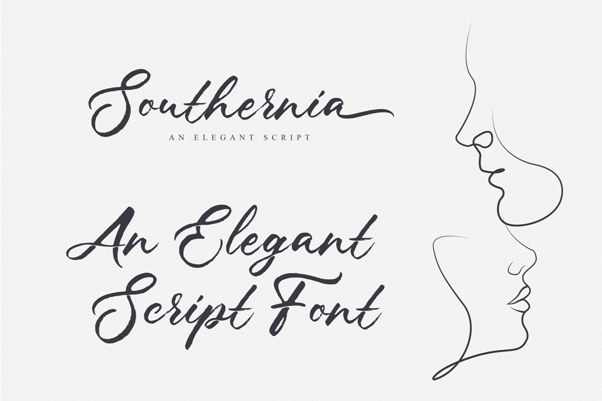 Southernia, a Script Font by Debut Studio (Photo 3 of 8)