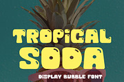 Retro Display Font-Tropical Soda, a Handwritten Font by ZoloDesignHub (Thumbnail 9 of 9)