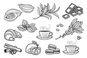 Coffee, cacao, tea., an Object Graphic by VitalinaGofman (Thumbnail 2 of 11)
