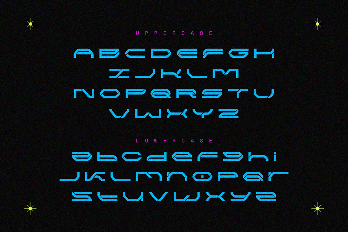 NCL KEMGOR - Cyberpunk Font, a Sans Serif Font by Enxyclo Studio (Photo 8 of 11)