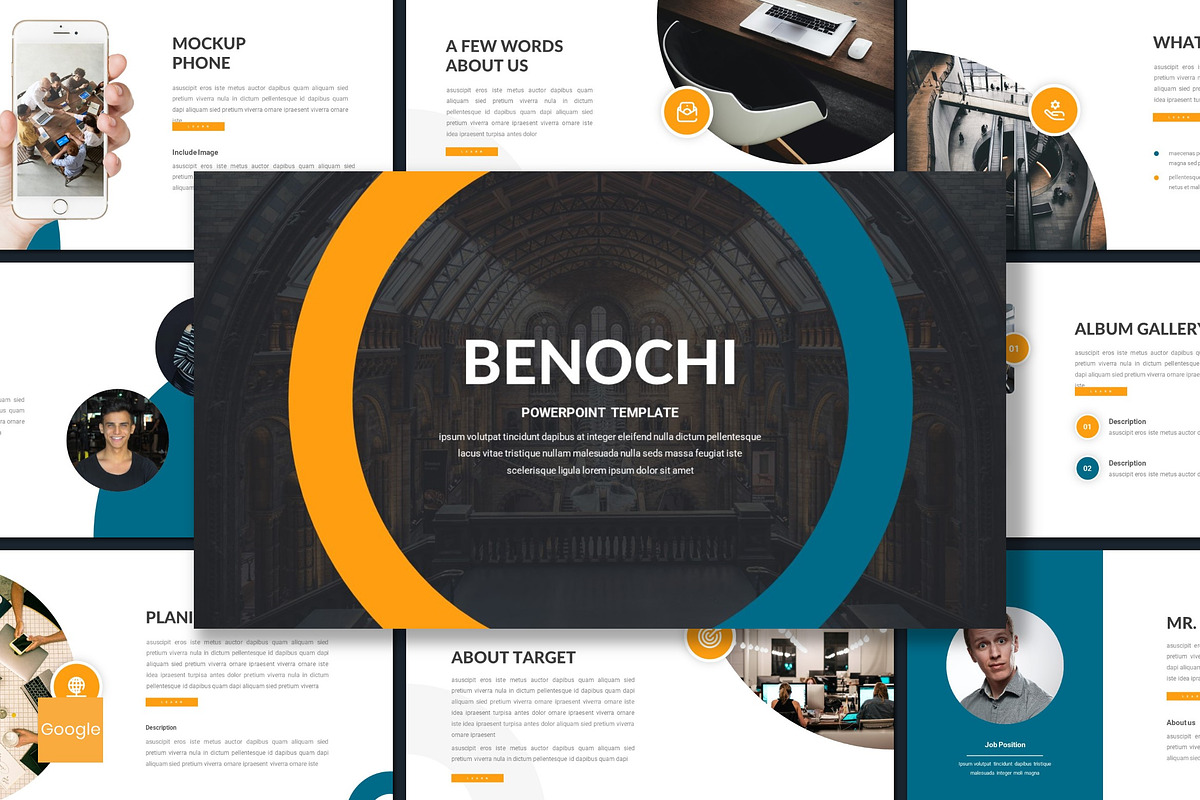 Benochi - Google Slides Template, a Presentation Template by inspirasign (Photo 1 of 4)