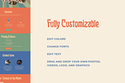 Studio Music Teacher Canva Website, a Templates & Theme by Liseno Designs (Thumbnail 4 of 7)