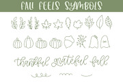 Fall Feels, Dingbat Font, a Symbol Font by Jordyn Alison Designs (Thumbnail 6 of 6)