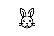 Set of Rabbit line art logo design, a Branding & Logo Template by Vectorium Studio (Thumbnail 2 of 6)