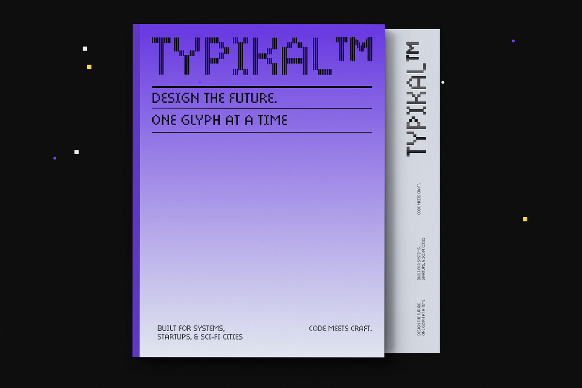 Gerdox – Pixelated Futuristic, a Sans Serif Font by Drizy (Photo 8 of 10)